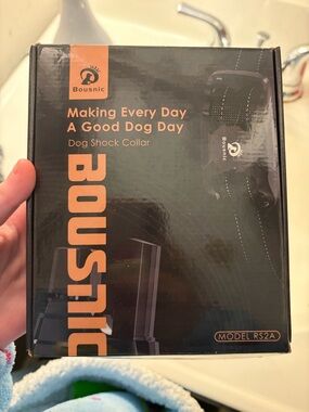 Bousnic Dog Shock Collar Box - Black and Orange